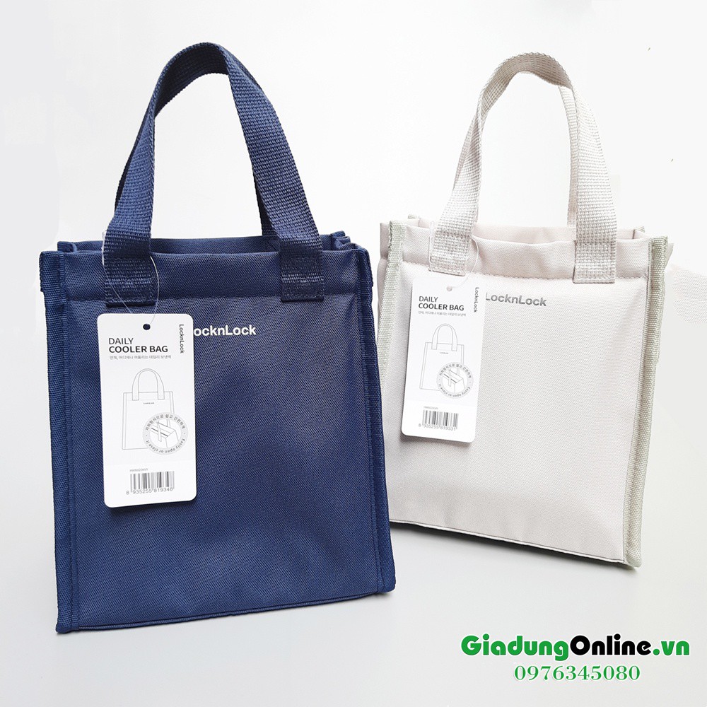 Túi Giữ Nhiệt LocknLock  Đựng Hộp Cơm Daily Cooler Bag HWB820- Hàng chính hãng