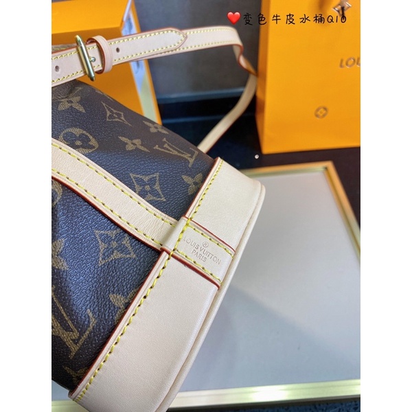 Túi đeo chéo nữ dáng giỏ miệng rút thương hiệu thời trang cao cấp Louis Vuitton LV