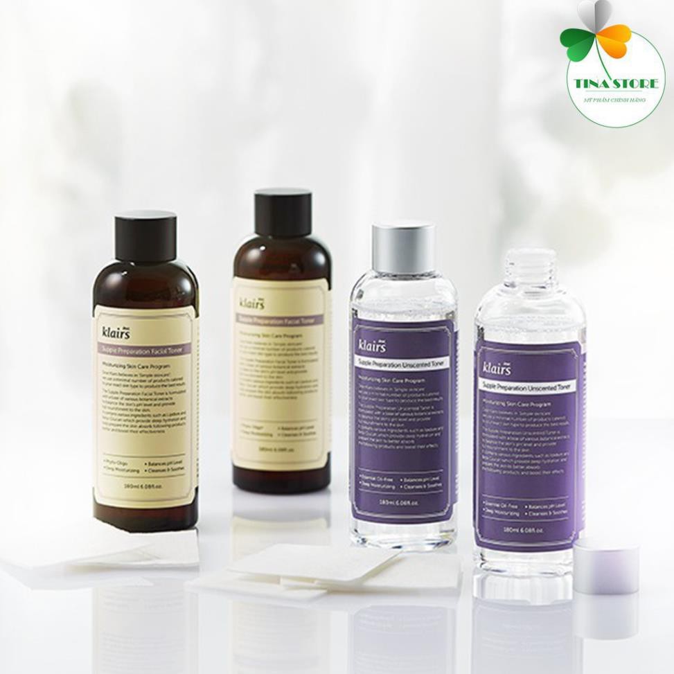 [Chính Hãng] Nước hoa hồng DEAR, KLAIRS SUPPLE PREPARATION FACIAL TONER 180ml | BigBuy360 - bigbuy360.vn