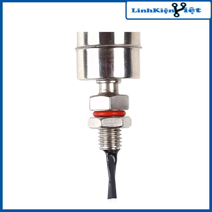 Công tắc cảm biến phao nước 2 phao thép 304 không gỉ điều chỉnh mức chất lỏng