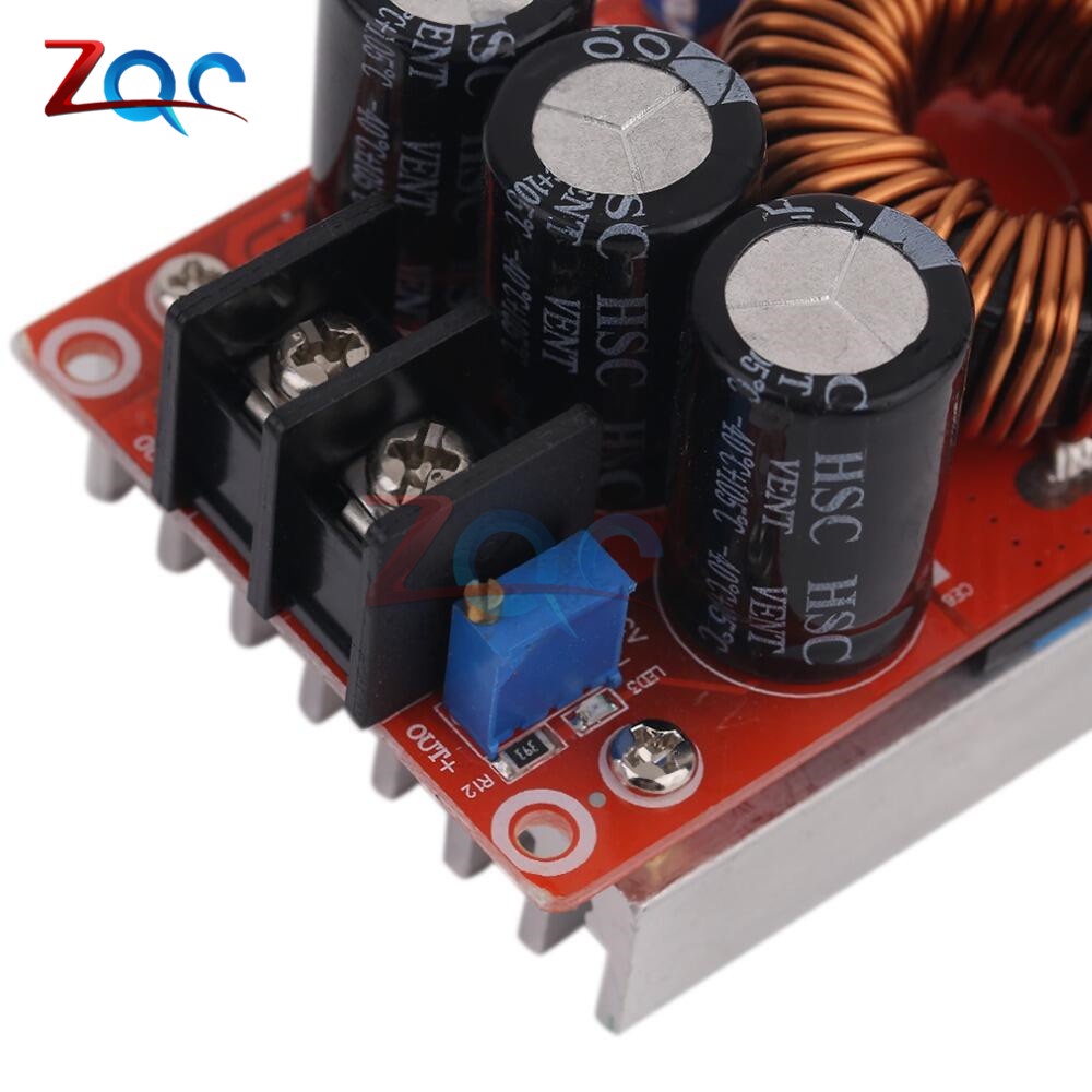 Bảng Mạch Tăng Áp DC 20A 1200W DC-DC 8-60V 12V Lên 12-83V 24V 48V
