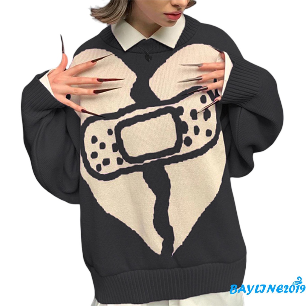 Áo Len Tay Dài Cổ Tròn Thời Trang Dành Cho Nữ