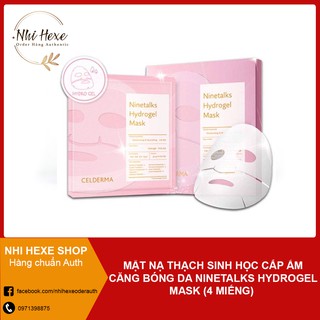 Mặt nạ thạch sinh học Celderma Ninetalks Hydrogel Mask