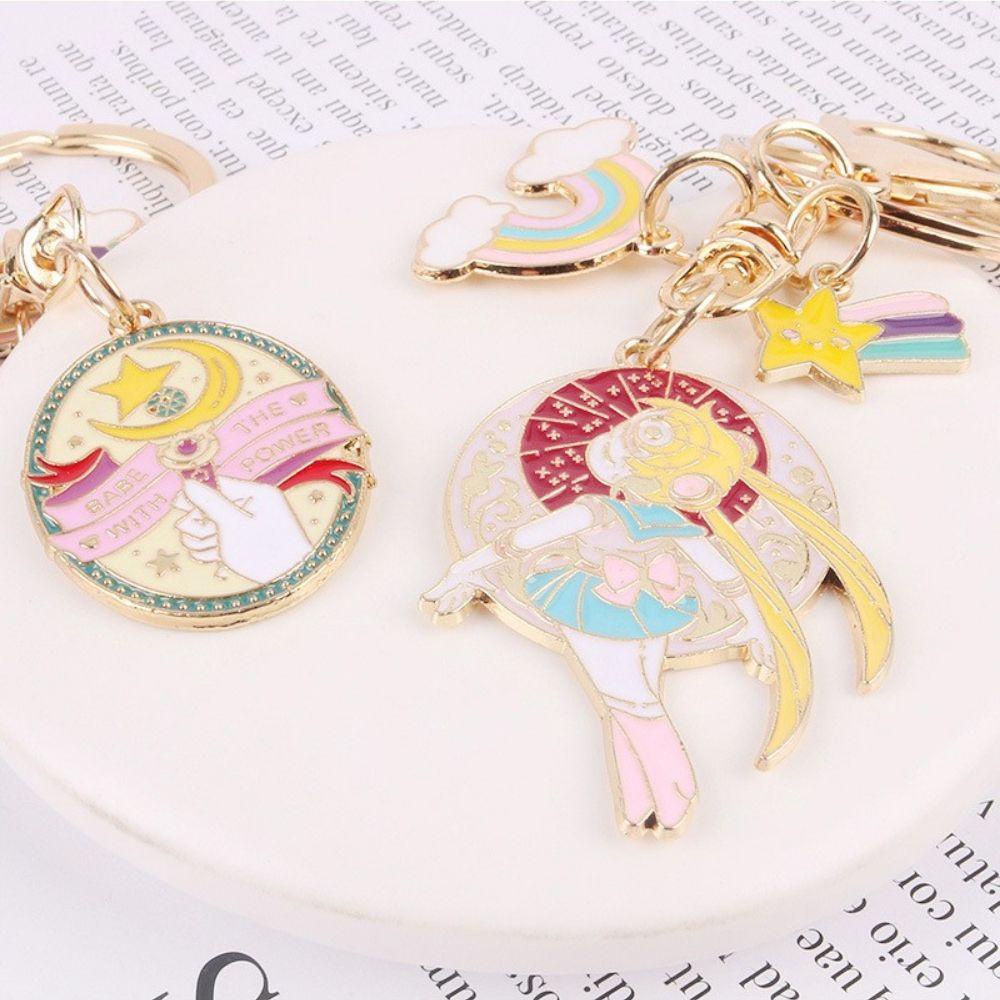 [COD] Móc Khóa Hoạt Hình Mèo Trăng Sao Ngọt Ngào Tuyệt Vời