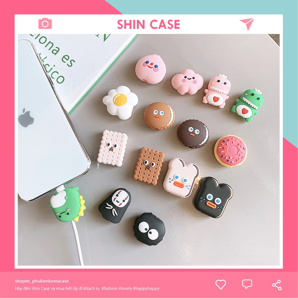 Phụ kiện bảo vệ đầu cáp sạc , tai nghe, đầu kết nối sạc pin dự phòng chống đứt gãy, giá đỡ - Shin Case | BigBuy360 - bigbuy360.vn