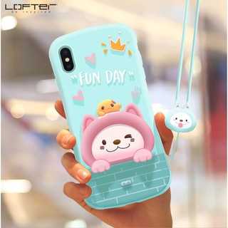 Ốp lưng Thú Cưng Dễ thương Cho Iphone ( LOFTER )