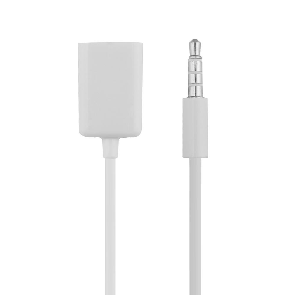 Cáp âm thanh nam 3,5mm AUX Jack sang USB 2.0 Loại A Cáp chuyển đổi OTG
