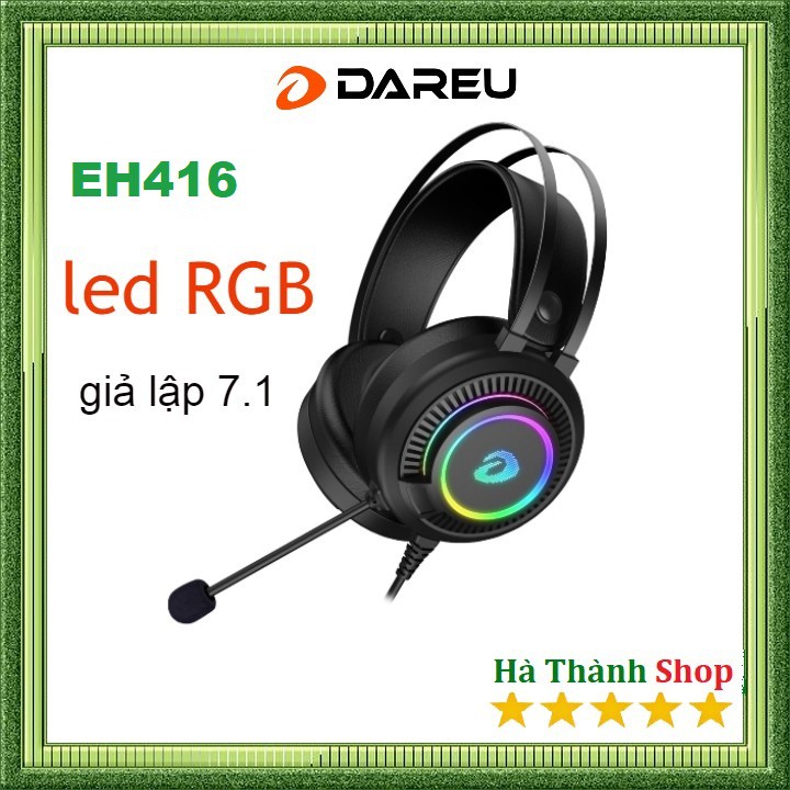 [Mã ELORDER5 giảm 10K đơn 20K] (Hàng Siêu Cấp) Tai nghe Gaming DAREU EH416 RGB Led RGB - giả lập 7.1 chính hãng | BigBuy360 - bigbuy360.vn