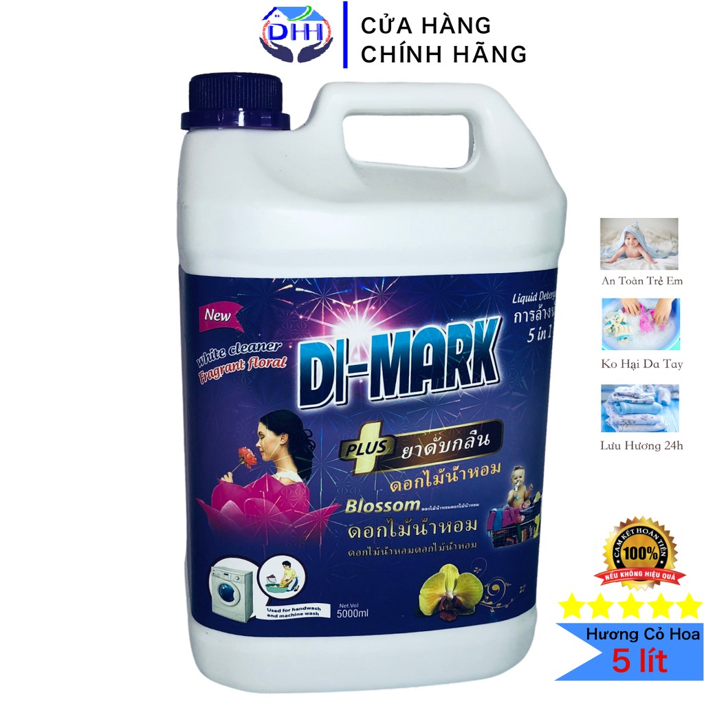 Nước Giặt Xả Quần Áo Công Nghệ Thái Lan DI-MARK Lưu hương thơm tới 12 tiếng