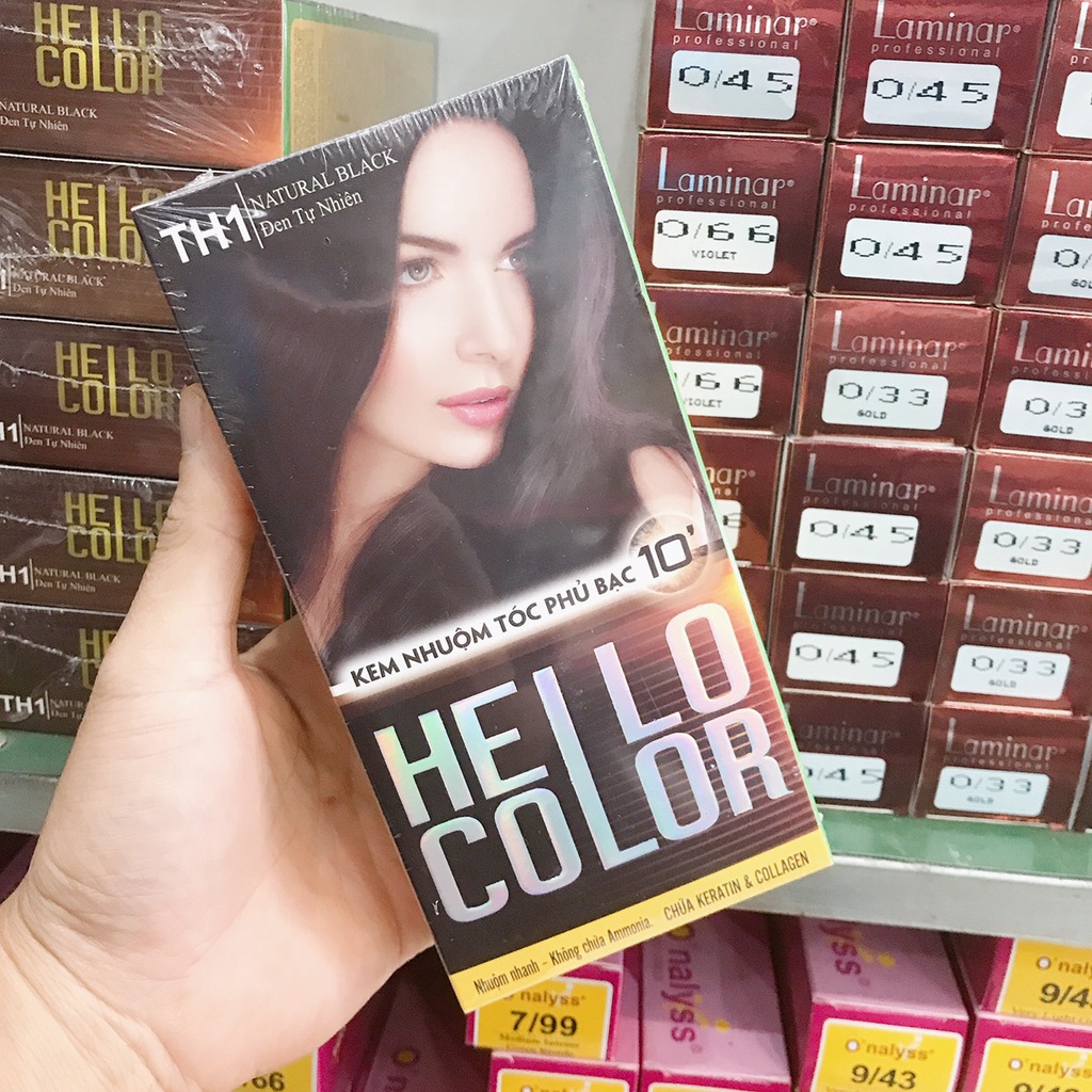 KEM NHUỘM PHỦ BẠC 100% Hello color