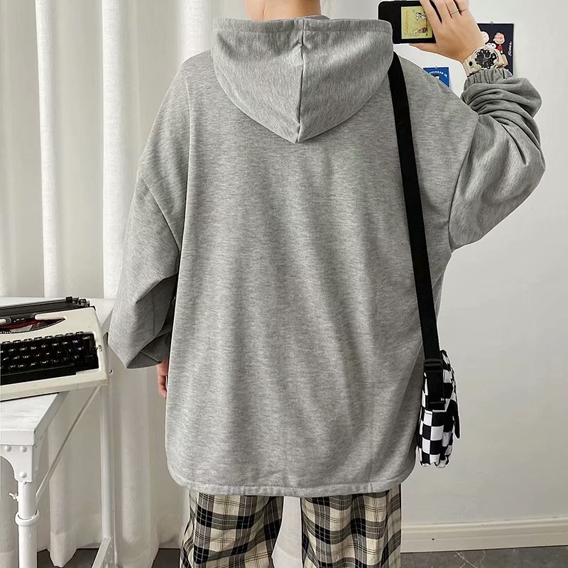 Áo Khoác Có Mũ Dáng Rộng Cỡ Lớn Kiểu Hàn Quốc Cá Tính Cho Nam | BigBuy360 - bigbuy360.vn