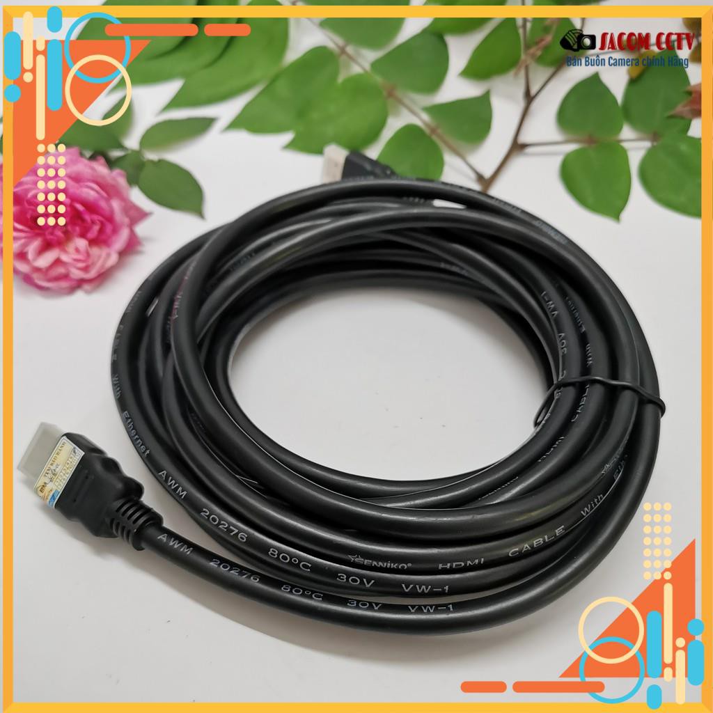 Dây Cáp HDMI tròn loại tốt 15m/10m/5m/3m/1.5m chuẩn hình ảnh 2k, 3D, Ultra HD