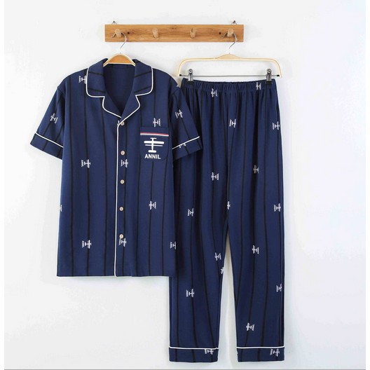 ĐỒ BỘ MẶC NHÀ NAM| BỘ PIJAMA NAM CỘC TAY | WebRaoVat - webraovat.net.vn