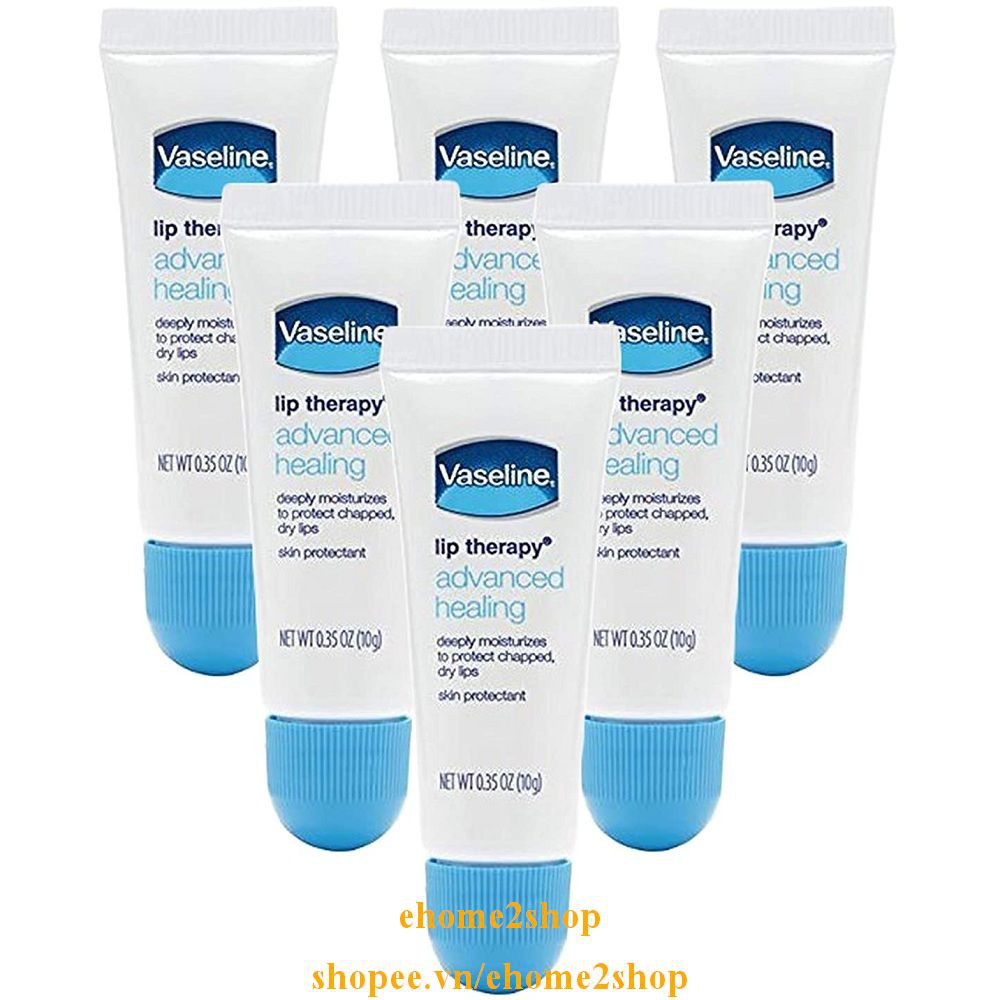 Tuýp Dưỡng Môi 10g Vaseline Lip Therapy Advanced Healing, shopee.vn/ehome2shop.