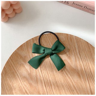 Dây cột tóc, kẹp tóc mái nơ lụa xinh cho bé