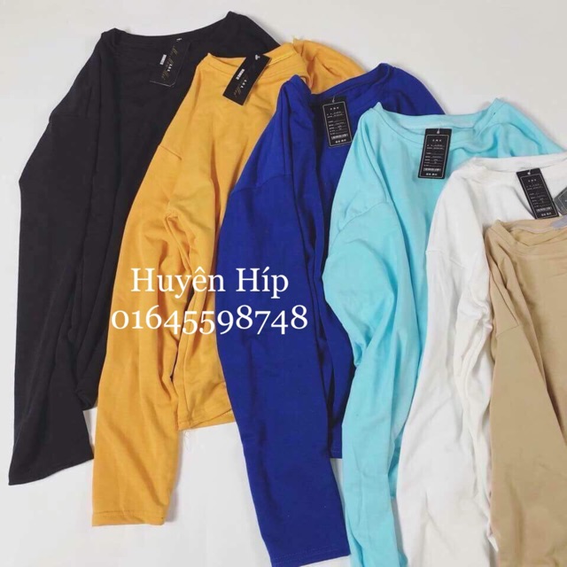 [Video và ảnh thật] Áo thun pull trơn tay dài | BigBuy360 - bigbuy360.vn