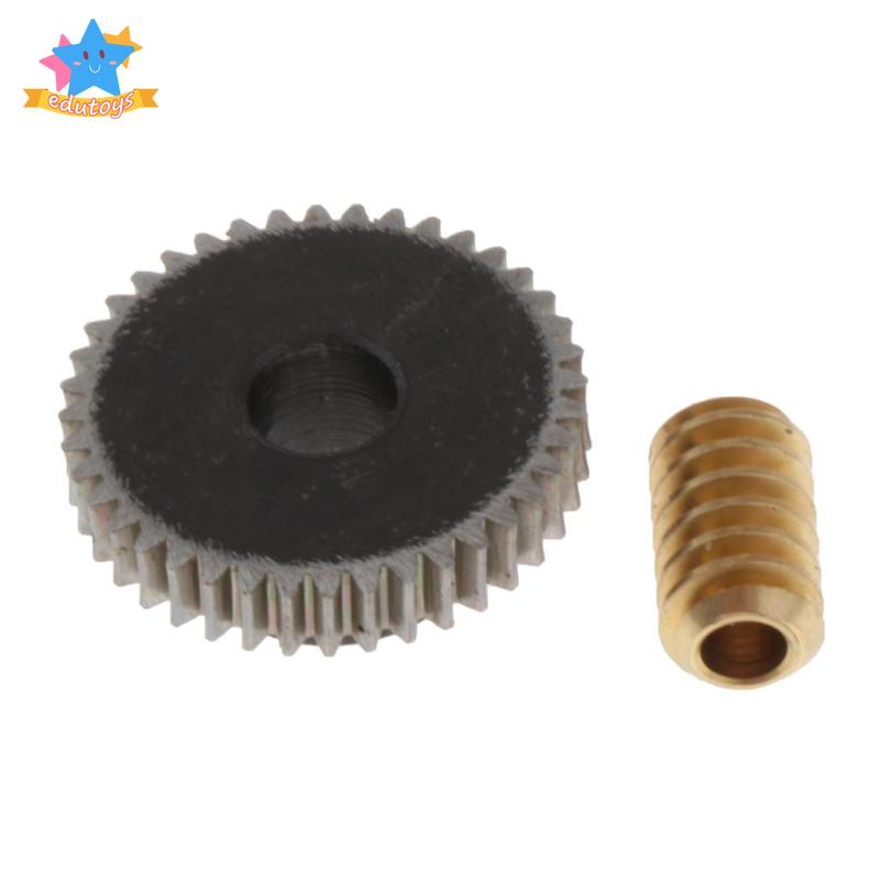 Mô Đun Bánh Răng 0.5 Modulus 40T Bằng Thép + Trục Bánh Răng Đồng