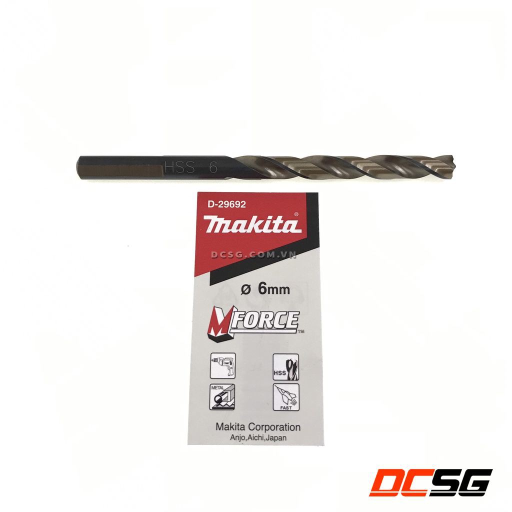 Mũi khoan kim loại HSS M-force 4.0mm-8.5mm Makita