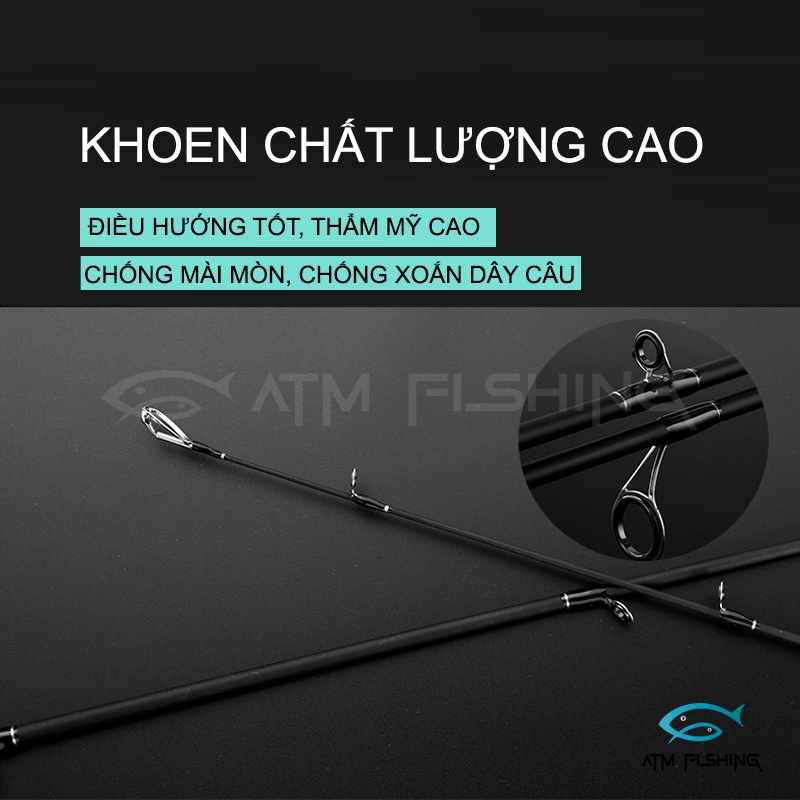 Cần Câu Lure Eagle Bạo Lực Kèm 2 Ngọn Cao Cấp Siêu Bền