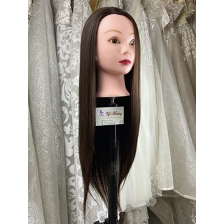 ĐẦU MANOCANH HỌC TÓC ( 70cm )- chất liệu nilon cao cấp