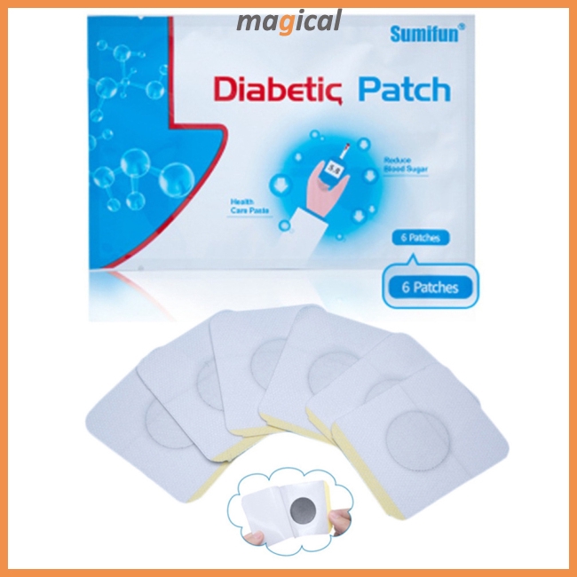 6 pcs Diabetes Patch Reduce High Blood Sugar Diabetes Patch Medications Natural Herbs Diabetic