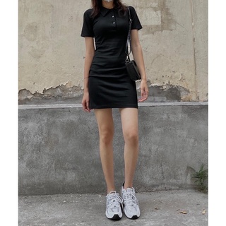 Váy cổ polo body 352