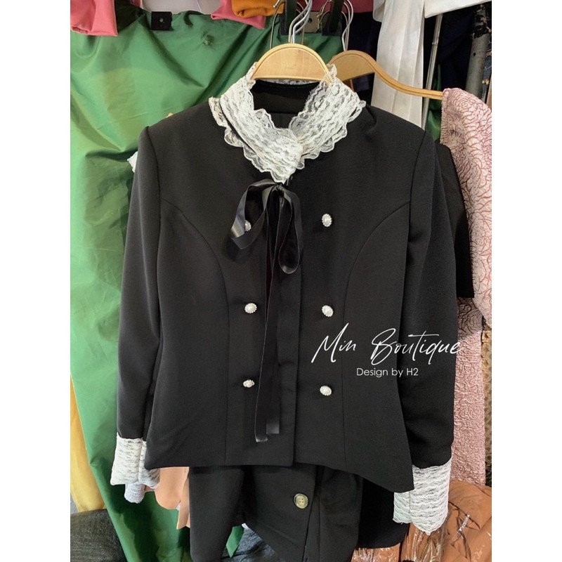 Áo khoác umi Hoàng da viền ren ( ảnh thật - Hàng  | BigBuy360 - bigbuy360.vn