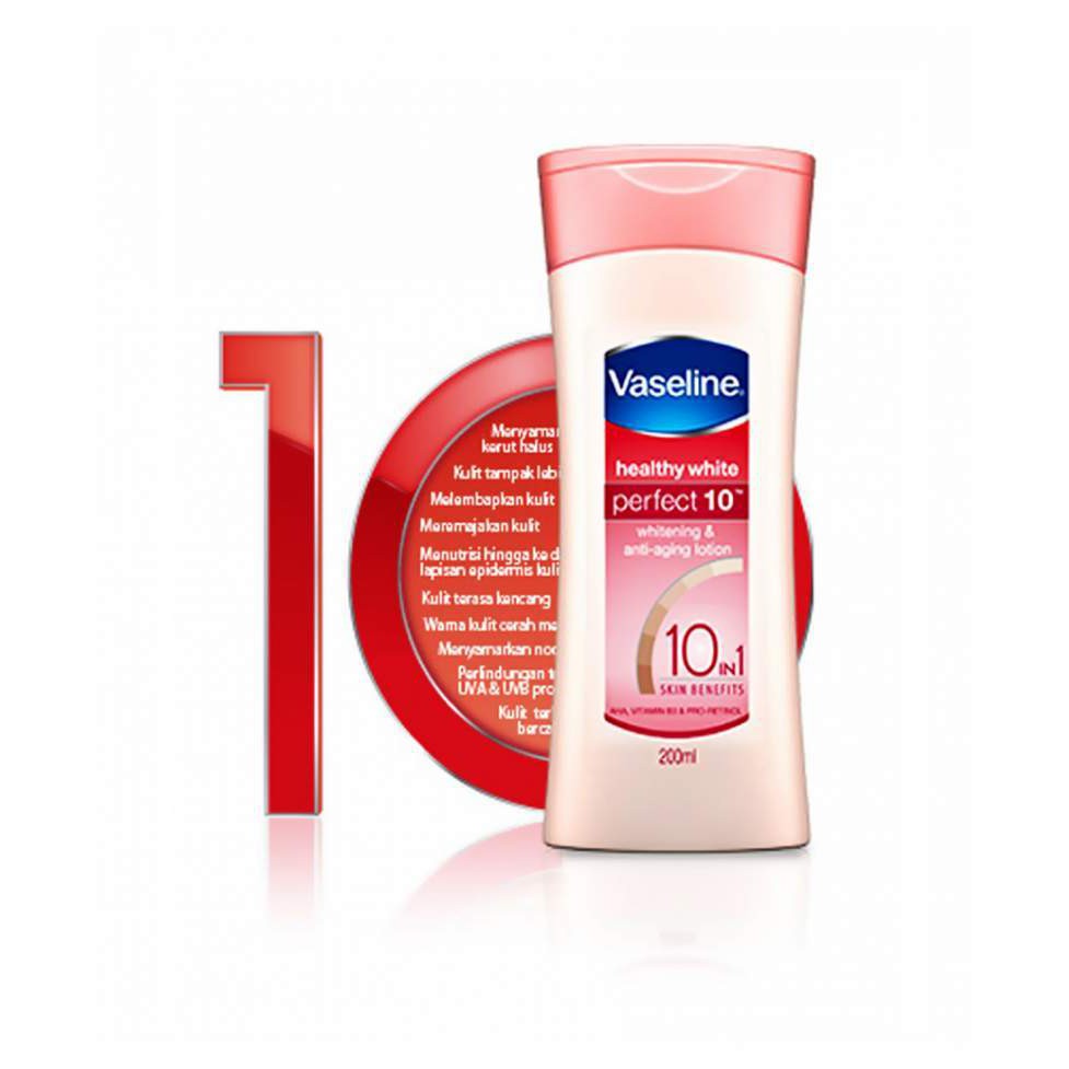 Sữa Dưỡng Thể Vaseline Perfect 10 Trong 1 200ml