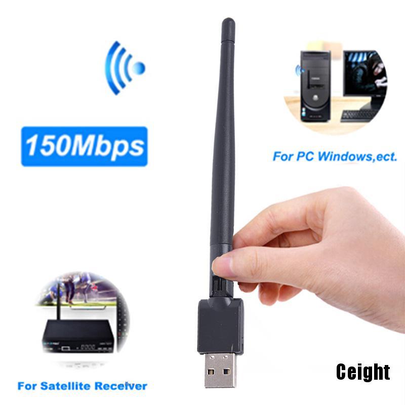 Usb Thu Sóng Wifi Mt7601 150mbp 802.11n / G / B Cho Dvb S2 Dvb T2