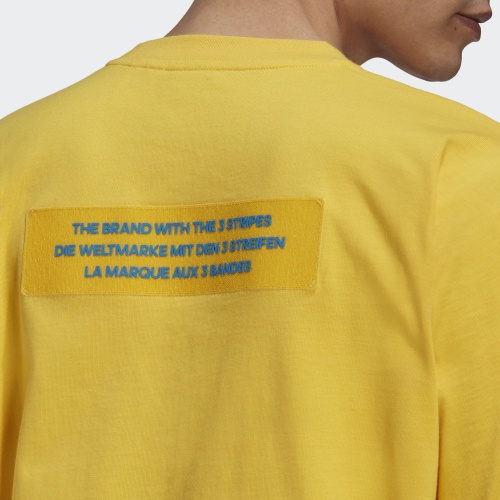 Adidas Men's ORIGINALS BIG TRFL TEE sports short-sleeved T-shirt H09345 +++ 100% Authentic Guarantee +++