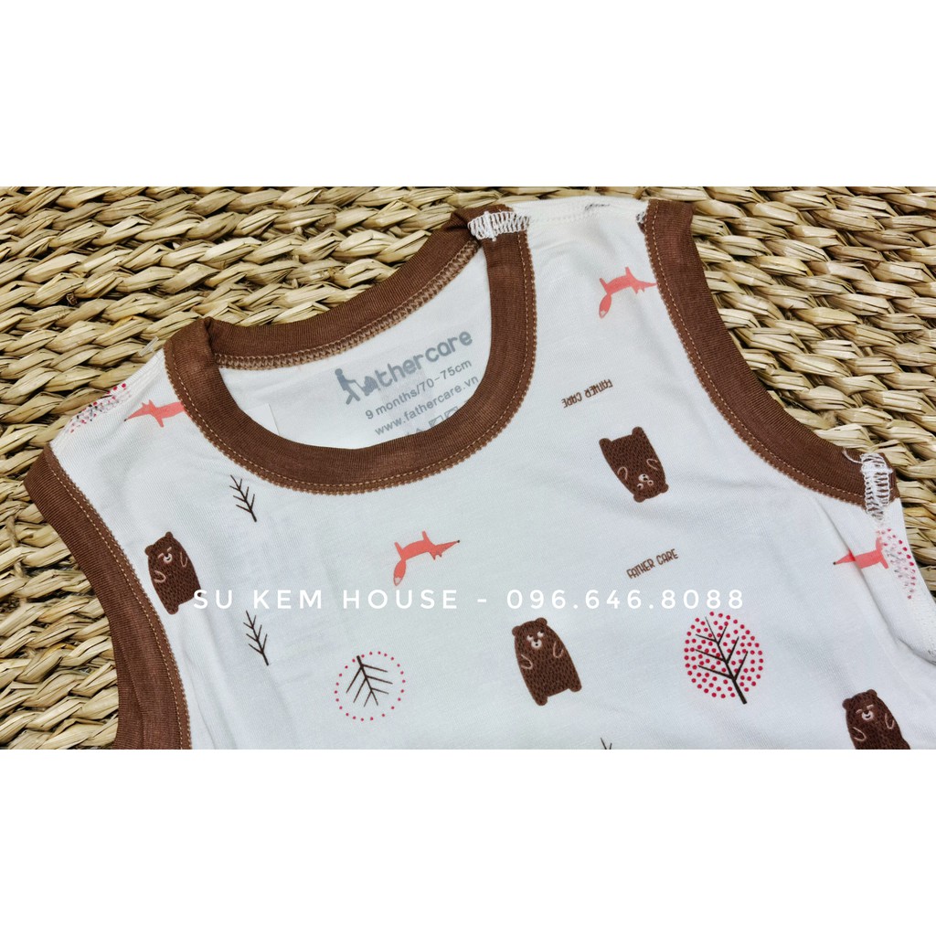 Bộ Quần Áo Ba lỗ Raglan họa tiết FatherCare FC789