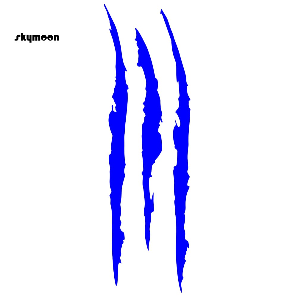 Miếng dán phản quang hình vết cào dọc trang trí đèn pha xe hơi cá tính