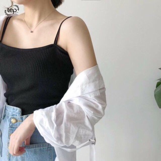 Áo 2 dây kép trơn mongtoghi