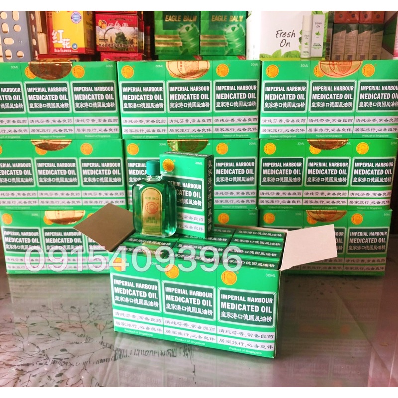 Dầu xanh Sư tử đỏ 30ml Singapore chính hãng - Imperial Harbour Medicated Oil