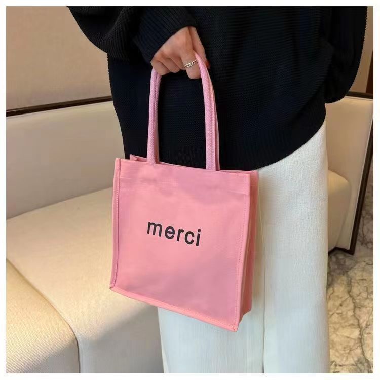 Túi Tote Mềm Đeo Vai Phong Cách Hàn Nhật Đơn Giản Cho Nữ túi máy tính xách tay giấy A4 túi hàng hóa Có thể đựng sách / máy tính bảng