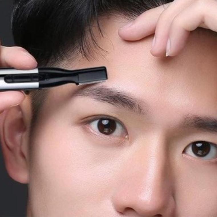 [Hàng cao cấp] Tông Đơ Cạo Râu &amp; Tỉa Lông Mày Cho Nam Nữ BLUEMAN