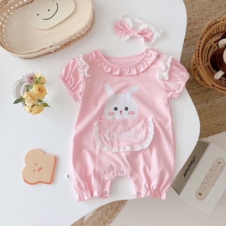 Body thỏ hồng lovely bé gái