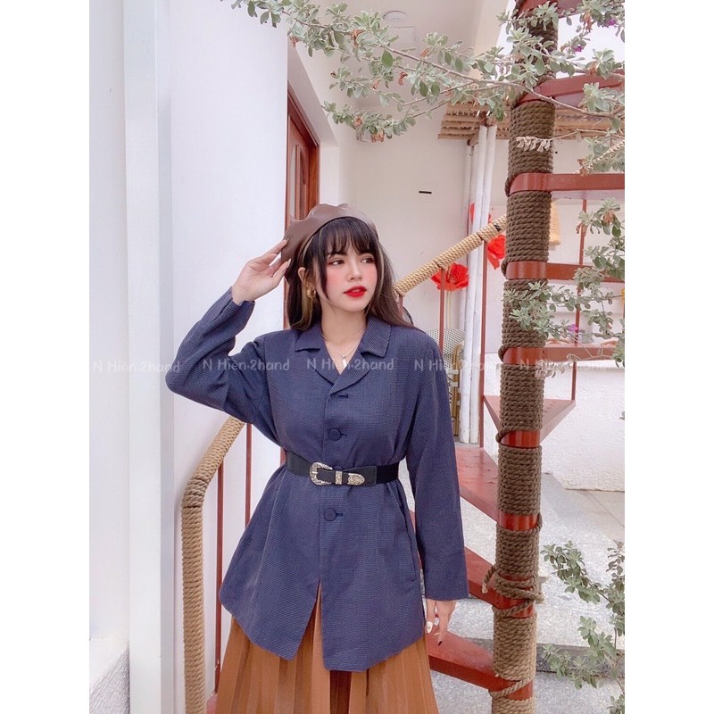 Áo khoác vest blazer Hàn si tuyển chọn N Hiền.2hand - V42