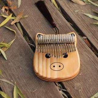 Nhạc Cụ Kalimba 17 Phím Hình Heo Hoạt Hình