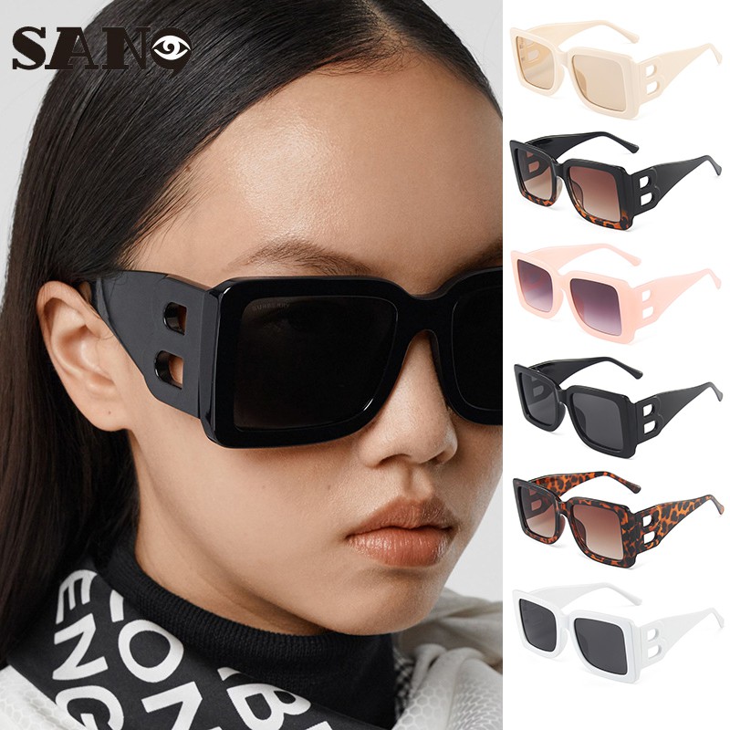 【Support Wholesale】Personalized Hiện Đại Với B Chân Hình Kính Mát Nữ/Nam