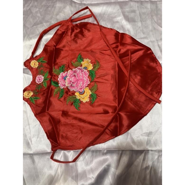 Yếm Ngực thêu, Yếm múa 🌺 CAO CẤP 🌺 thêu hoa mẫu đơn đủ màu loại to cao cấp