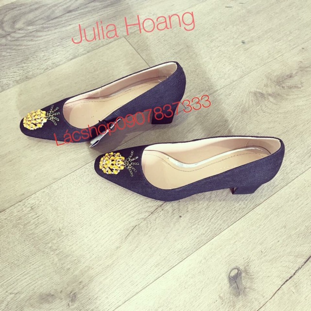 Giầy Zara denim đính ngọc