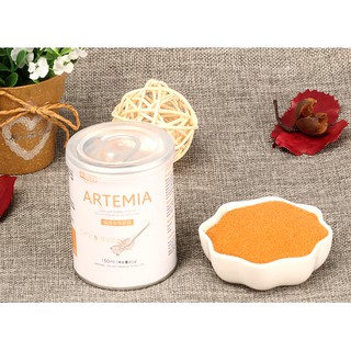 Thức ăn Artemia sấy khô đóng lon 80g và 340g