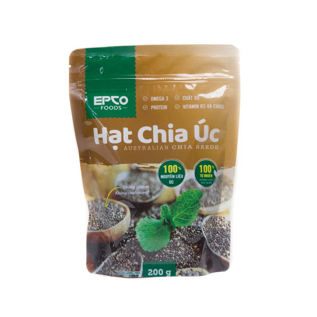 Hạt Chia Úc Giảm Cân EPCO Foods (Gói 200g)