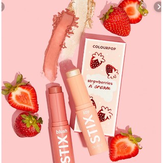 Set phấn Colourpop gồm bắt sáng và má hồng dạng thỏi