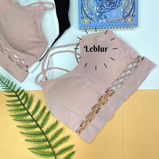 Bra áo dây chéo, áo ngực form dáng thể thao có viền chân, AB019 Leblurshop