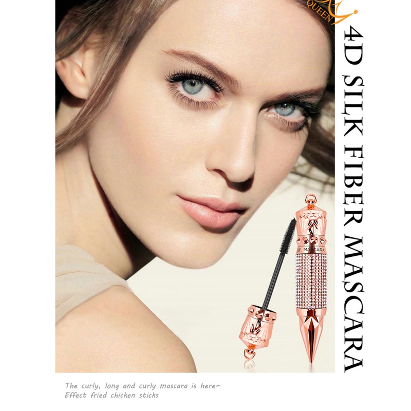 Mascara YOUYO Sợi Tơ 4D Chống Thấm Nước Không Nhòe Chuốt Dài Và Dày Mi Tự Nhiên