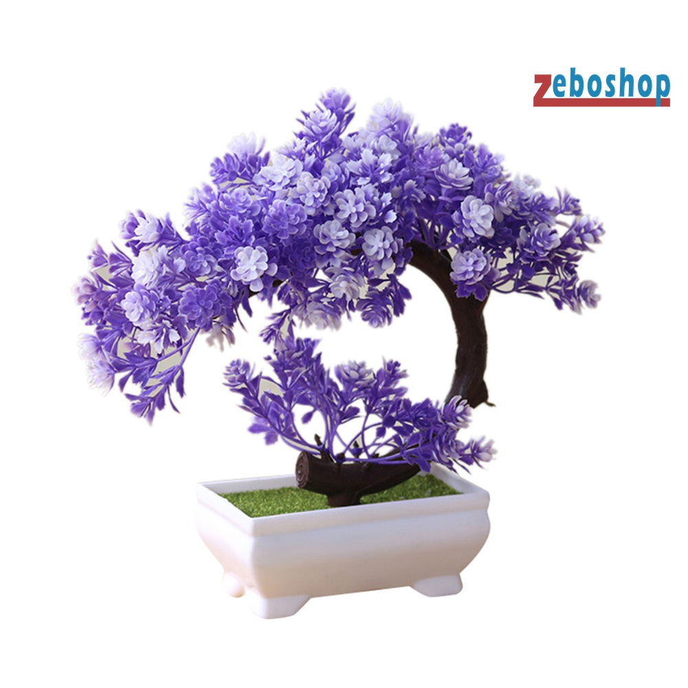 Chậu Cây Bonsai Giả Để Bàn Trang Trí Nhà Cửa
