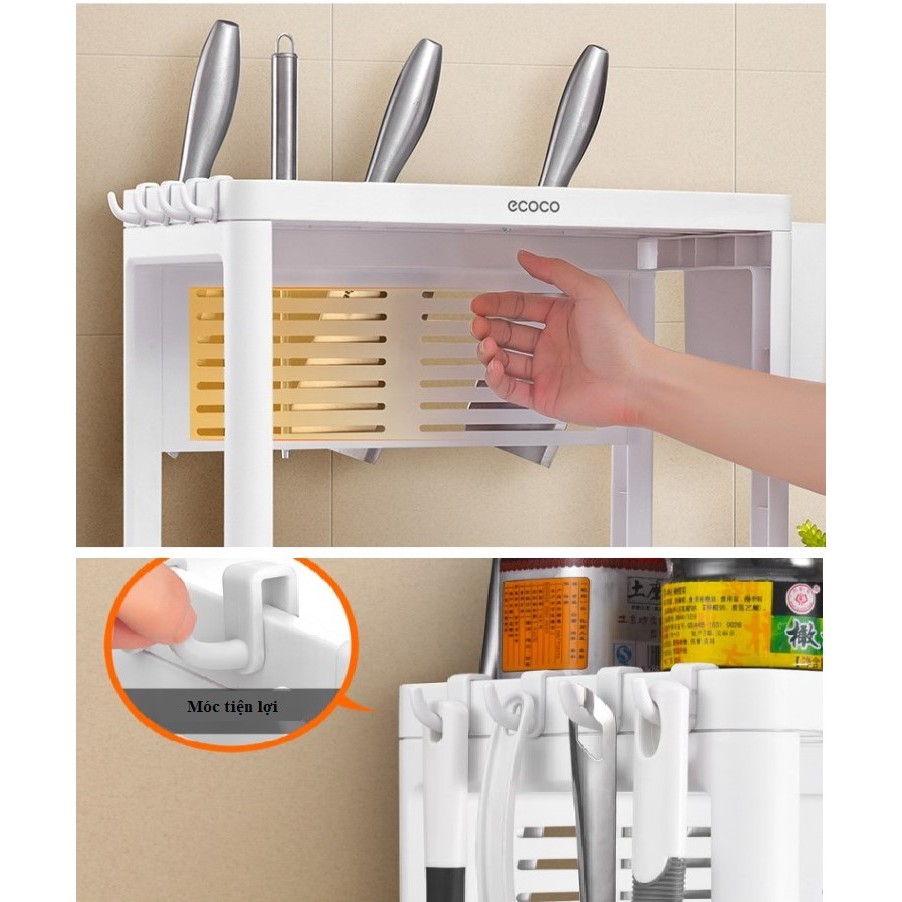 Kệ gia vị 2 tầng thương hiệu Ecoco | BigBuy360 - bigbuy360.vn