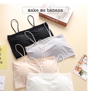 Áo lá học sinh thun lạnh chống lộ hàng khi mặc croptop - Áo ống thun 2 dây